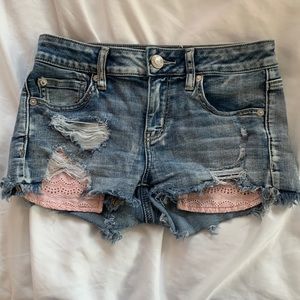 AE Mid-rise Jean Shorts